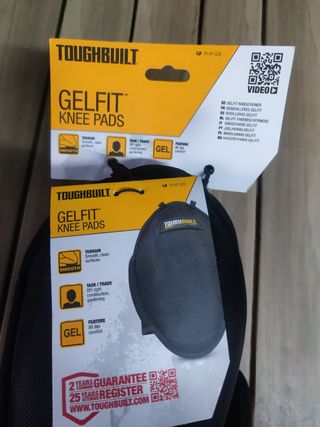 TOUGHBUILT TOU-KP-G2 GELFIT - Rodilleras cómodas, color negro