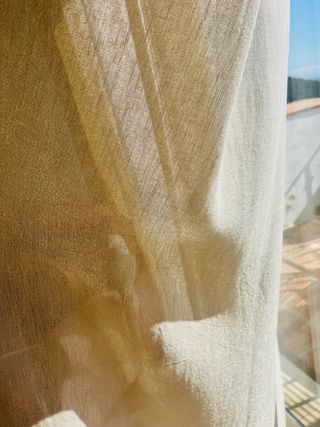 Cortine in lino Maison du Monde beige/gialle