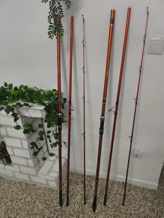 Cañas de pesca surfcasting (5 unidades)