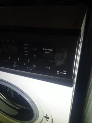 Lavadora Cecotec 9 kg Blanca/Negra