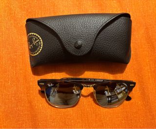 Gafas de sol Ray-Ban Clubmaster Doradas Negras