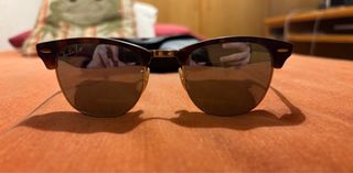Gafas de sol Ray-Ban Clubmaster Doradas Negras