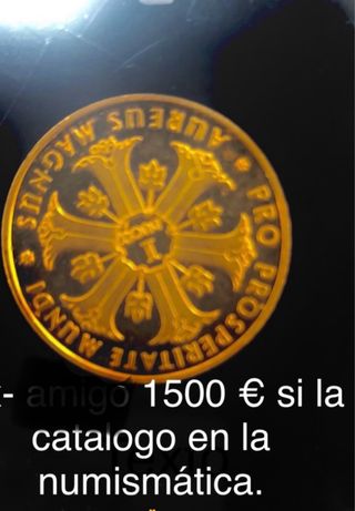 Moneda Oro 24K JFK 3,48 gr Media Onza