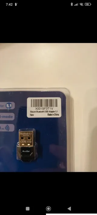 Adattatore Bluetooth USB Maxuni 5.1