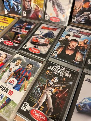 Lote Juegos PSP: FIFA, Star Wars, God of War