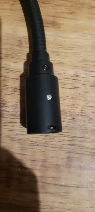 Micrófono Negro Flexible mesa de mezclas DJ