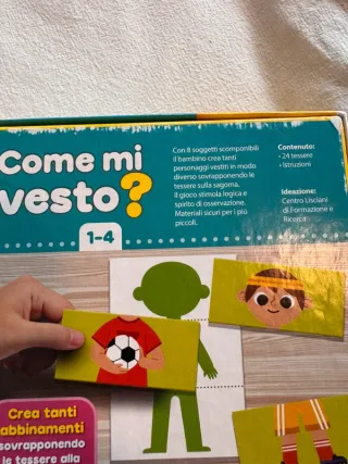 Gioco Lisciani Come mi vesto? 1-4 anni