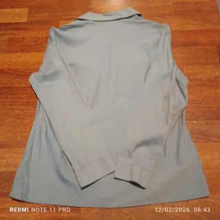 Camisa Benetton Gris Talla M