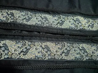 Camicia NARA nera con inserti