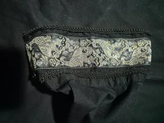 Camicia NARA nera con inserti