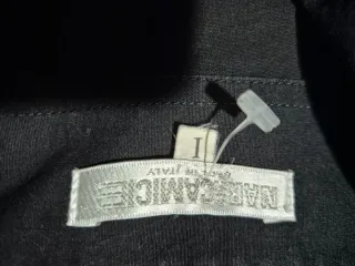 Camicia NARA nera con inserti