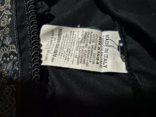 Camicia NARA nera con inserti