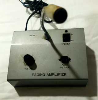 Amplificador Megafonía PA-10 con Micrófono