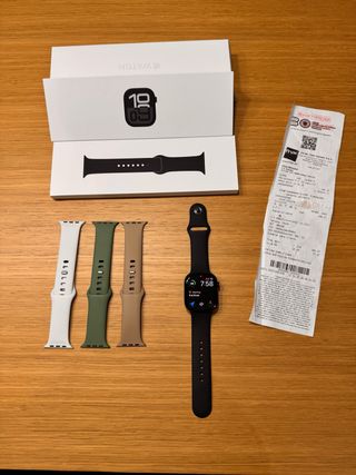 Apple Watch Series 10 46mm Negro + Correas