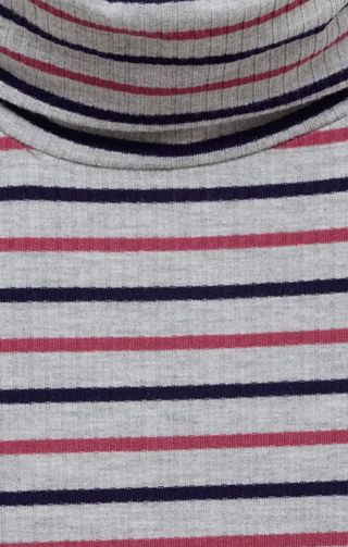 Vestido largo de rayas Mango