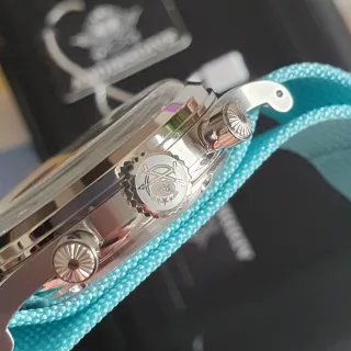 Reloj Addie crono vintage, Seiko VK64, acero, nato