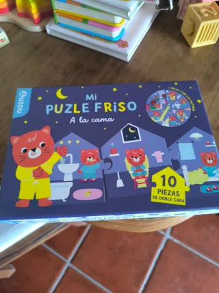 Puzzle infantil Auzou Mi Puzle Friso A la cama