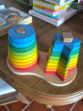 Juego educativo madera infantil