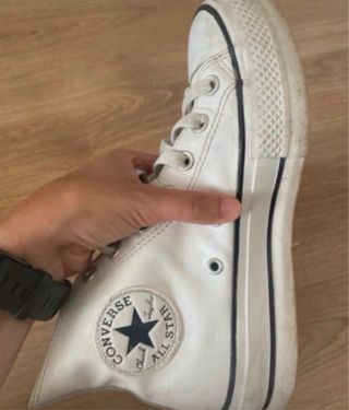 Converse All Star plataforma polipiel
