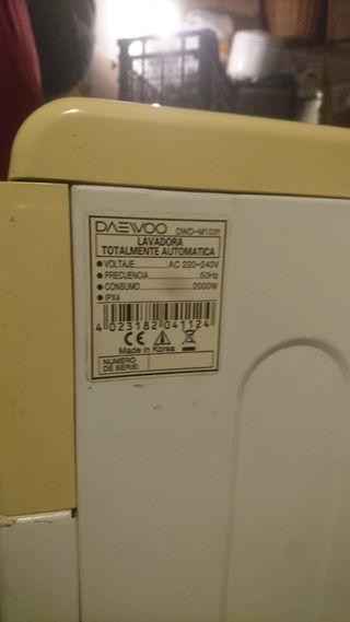 Despiece Lavadora Daewoo DWD-M1031