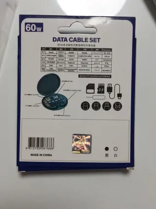 (145) Kit Cables Datos Multifuncional 60W