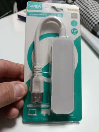 (144) Lámpara USB SANDA LED Portátil