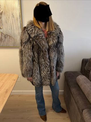 Abrigo de piel