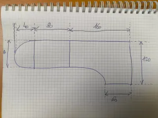 Mesa de oficina madera y metal