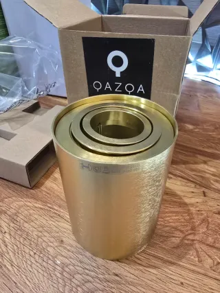 Foco Techo QAZQA Oro Metal 12cm. 3 uds disponibles