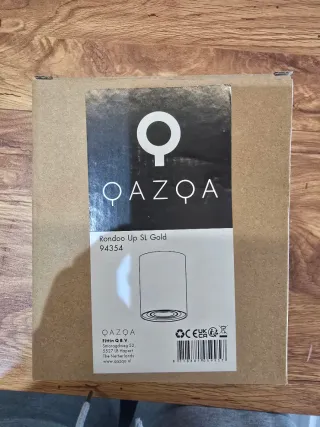 Foco Techo QAZQA Oro Metal 12cm. 3 uds disponibles