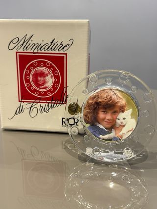 Portafoto RCR Rotondo Cristallo