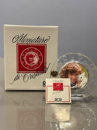 Portafoto RCR Rotondo Cristallo