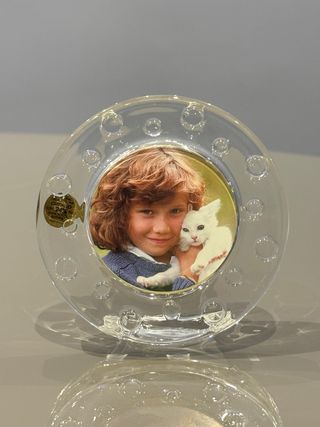 Portafoto RCR Rotondo Cristallo