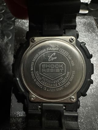 Reloj Casio G-Shock GA-100 Negro Naranja
