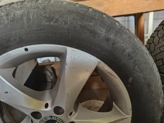 4 Llantas Mercedes con Neumáticos Invierno 225/55R