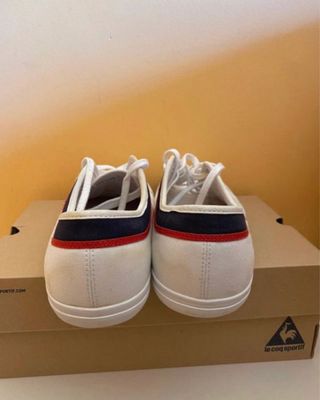 Zapatillas Le Coq Sportif tela blancas