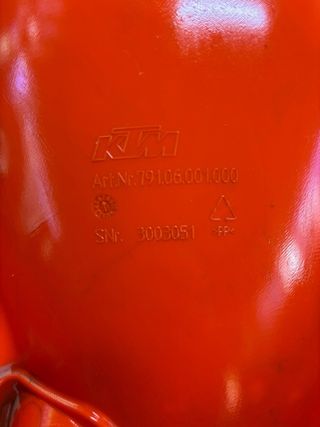 KTM EXC Parte Inferior Caja Filtro