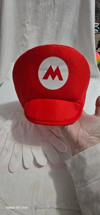 Disfraz de Mario Bros Talla 8-10 años aprox.