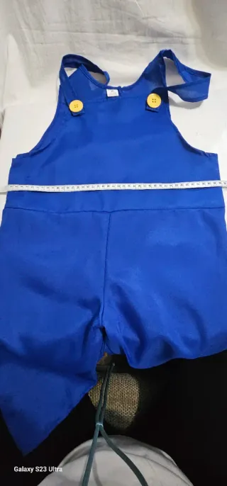 Disfraz de Mario Bros Talla 8-10 años aprox.