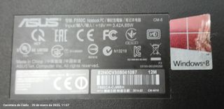 Portátil Asus F500C Táctil impoluto