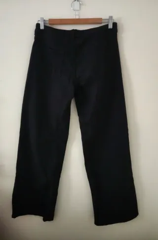 Pantalones vaqueros negros cintura baja