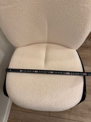 Sillas Bouclé Comedor - Blanco/Marfil