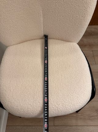 Sillas Bouclé Comedor - Blanco/Marfil