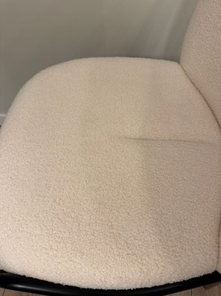 Sillas Bouclé Comedor - Blanco/Marfil