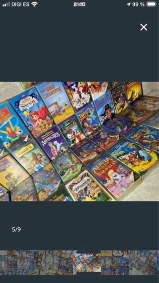 Lote Películas Disney VHS