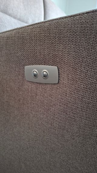 Sofá 3 plazas con motor en los 3 asientos