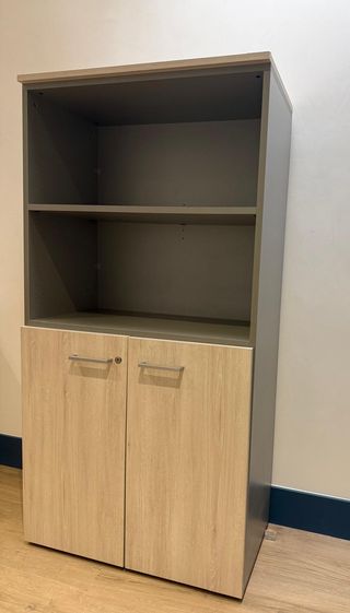 Conjunto oficina moderno Mesa escritorio + Armario