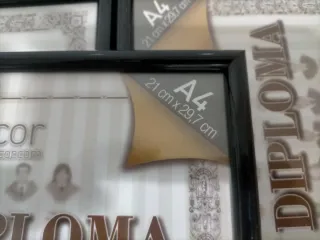 8 Marcos de Diploma Marcodecor tamaño A4