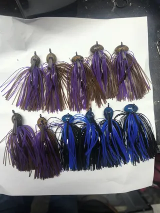 11 señuelos de pesca tipo jig