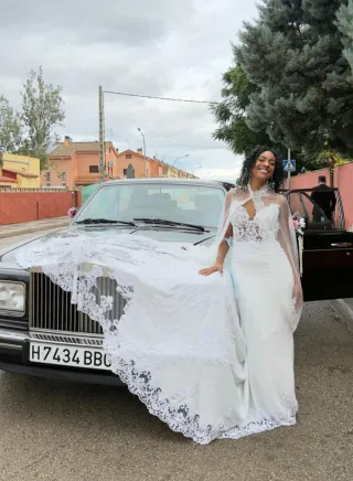 Vestido de Novia Blanco Encaje